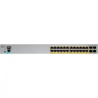 Cisco Catalyst 2960L-24PQ-LL - Switch - managed - 24 x 10/100/1000 (PoE+) + 4 x 1 Gigabit / 10 Gigabit SFP+ - Desktop, an Rack montierbar - PoE+ (195 W)