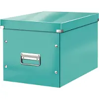 Leitz Aufbewahrungsbox Click + Store, für ovale/höhere Gegenstände 320 x 310 x 360 mm, eisblau