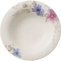Villeroy & Boch Suppenteller "Suppenteller Mariefleur Gris Basic ø 23,1 cm bunt"