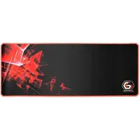 Gembird MP-GAMEPRO-XL, Schwarz, Monochromatisch, Stoff, Gummi, Anti-Rutsch-Basis, Gaming-Mauspad