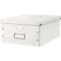 Leitz Ablage- und Transportbox Serie Click + Store, groß, für DIN A3, weiß
