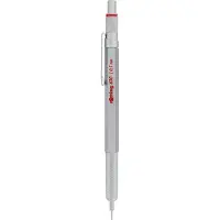 Rotring Silver Retractable Push Button Tip 1904445 Stift