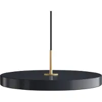 UMAGE LED-Pendelleuchte Asteria grau, Designer Soren Ravn Christensen, 4 cm