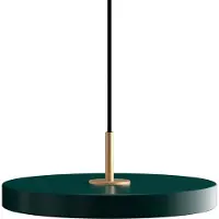 UMAGE Asteria Mini LED-Pendelleuchte-Dunkelgrün-mit LED (3000K)