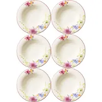 Villeroy & Boch Suppenteller "Suppenteller Mariefleur Basic ø 23 cm 6er Set bunt"