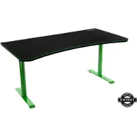 AROZZI Arena Groß Gaming-Schreibtisch - 160 x 82 x 71-81 cm - Grün