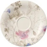 Villeroy & Boch Untertasse "Frühstücksuntertasse Mariefleur Gris Basic ø 19 cm bunt", bunt, L:19cm, Speiseteller, Untertasse