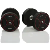 Gymstick Pro PolyurethanS 2 X 25kg Hantel Schwarz 25 kg Schwarz 25 kg