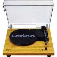 Lenco LS-10 Plattenspieler mit eingebauten Lautsprechern Holz