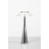 Kartell Space Tischleuchte Titan - , Space, Grau, für Wohnzimmer, Kunststoff, Design