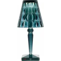 Kartell Big Battery Tischleuchte Light Blue - , Big Battery, Blau, für Wohnzimmer, Kunststoff, Design