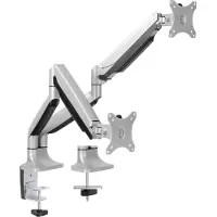 Mozi Dual Gas Spring Desk Stand -p??yt??jalka kahdelle n??yt??lle