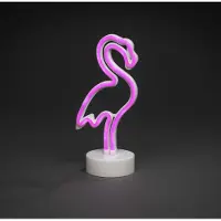 Konstsmide LED Schlauchsilhouette Flamingo, mit 6h Timer