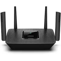 Linksys MR8300, Wi-Fi 5 (802.11ac), Tri-Band (2,4 GHz / 5 GHz / 5 GHz), Ethernet/LAN, Schwarz, Tabletop-Router