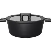 Fiskars - Hard Face Kasserolle, 5 Liter (Volumen)