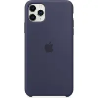 Apple Original iPhone 11 Pro Max Hülle - Silikon - Backcover/Soft Case - Blau