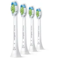 Philips Sonicare W2 Optimal White HX6064/10 Standard-Bürstenköpfe für Schallzahnbürste, 4 Stück(e), Weiß, Medium, Mehrfachpassung, 2 Jahr(e), 60 mm