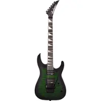 Jackson JS Series Dinky JS32Q DKA Transparent Green Burst