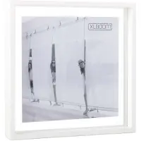 XLBoom - Square Floating Box Bilderrahmen 32 x 32 cm, weiß