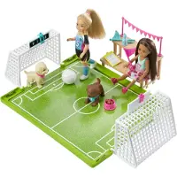 Barbie „Traumvilla Abenteuer“ Chelsea Fußballerin Puppe und Spielset