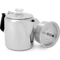 GSI Edelstahl Silikon Glacier Kaffeemaschine Mit Griff 6 Tasse