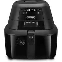 De'Longhi 1400W 1,25 kg Schwarze Heißluftfritteuse