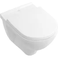 Villeroy & Boch O.novo Wand-Tiefspülklosett Compact Combi-Pack m. WC-Sitz
