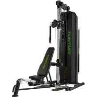 Tunturi Kraftstation HG80, Multigym mit 14 Gewichten a 5 kg, Fitnessstation, Gewichtsblock 70 kg