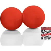 Gymstick Myofascia Doubleball Rot 12.5x6.3 cm