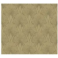 Living Walls Vliestapete "New Walls 50s Glam Art Deco Optik" Barock gemustert ornamental leicht strukturiert Tapete Art Deco Tapeten Wohnzimmer Schlafzimmer Küche Flur Design Büro