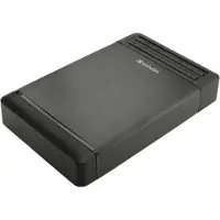 Verbatim Secure Desktop-Festplattengehäuse mit Keypad-Zugang, HDD-Gehäuse, 3.5", SATA, Serial ATA II, Serial ATA III, Hot-Swap, USB Anschluss, Schwarz