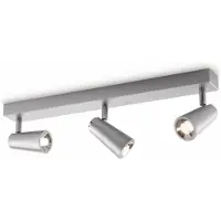 Philips myLiving Spot 564634816, Strahler Oberflächenbeleuchtung, 3 Glühbirne(n), 2700 K, 220-240 V, Aluminium