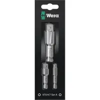 Wera 870/4/sb Werkzeugschäfte-set 7 A