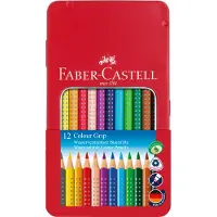 Faber-Castell Buntstifte - Grip - Aquarell - 12 st. - Multi - - One Size - Buntstiftsets