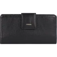 Fossil Geldbörse Logan RFID Tab Clutch Black schwarz