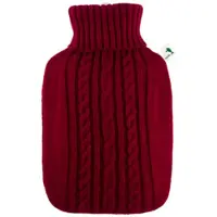 HUGOFROSCH Wärmflasche Klassik 1,8 l Strickbezug rot 1 St
