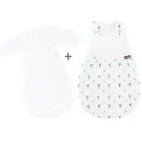 Träumeland Babyschlafsack TRÄUMELAND "Set Kaktusliebe", Baby, Gr. 44, umlaufender Reißverschluss, bunt, Obermaterial: 100% Baumwolle, Schlafsäcke Babyschlafsack