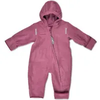 Hoppediz Overall Fleece-Overall mit Umschlagbündchen in beere | Gr.: 68/74