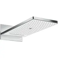 Hansgrohe Rainmaker Select, Fester Duschkopf, Chrom, Weiß, Zimmerdecke