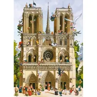 Heye Puzzle Vive Notre Dame!, 1000 Teile, 1000 Stück(e), Kunst