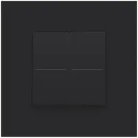 Niko Dim Switch für Philips Hue - reiner schwarzer Stahl