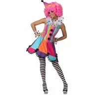 Espa Bommel Rainbow Clown Damenkostüm