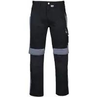 Pka Arbeits Bundhose, Farbe schwarz/grau, Gr.50