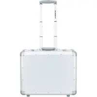 Alumaxx Business Trolley GALAXY, mit Tragegriff und Rollen, 1 Fach, silber
