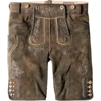Stockerpoint Lederhose "Beppo 4" in bison gespeckt | Gr.: 46