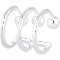 Elli Ohrringe Single Earcuff Ohrklemme Kugeln Basic 925 Silber Elli Silber