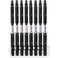 Bosch Impact T20x4/t25x4 110 Mm Torx-bit-satz 8 Einheiten