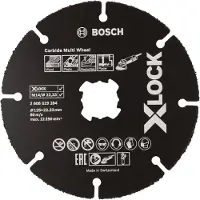 Bosch X-lock Hartmetall-multimaterial 125 Mm