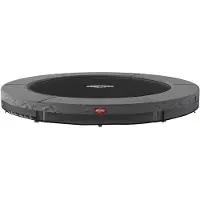 Berg Bodentrampolin Favorit InGround 270 Stahlrahmen Grau