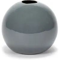 Serax Vase Terres De Rêves Interior by Anita Le Gre Smoky Blue XL h 15 cm